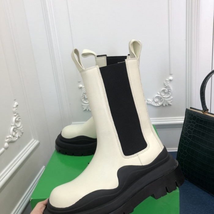 Bottega Veneta Chelsea Tire Leather high Boot