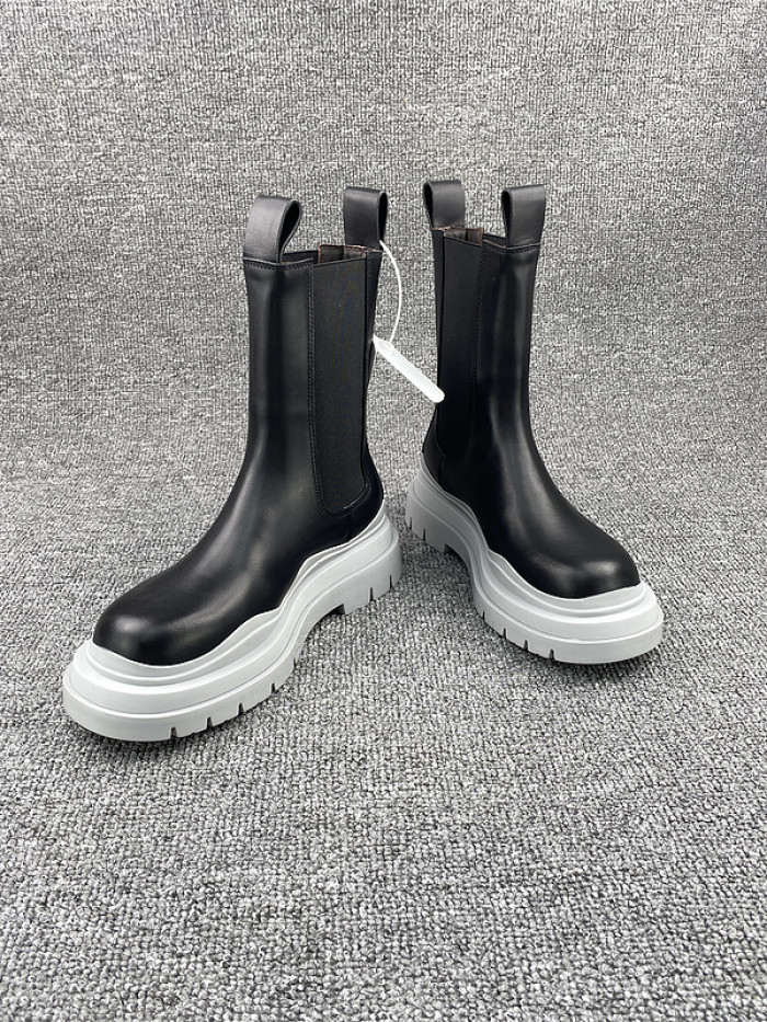Bottega Veneta Chelsea Tire Leather high Boot
