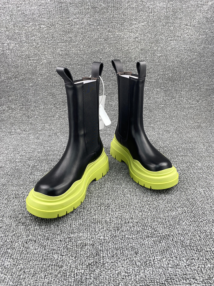 Bottega Veneta Chelsea Tire Leather high Boot
