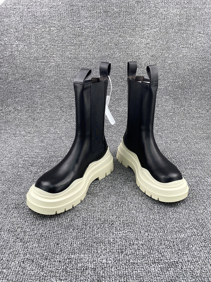Bottega Veneta Chelsea Tire Leather high Boot