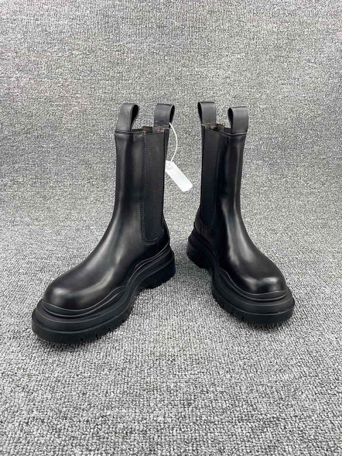 Bottega Veneta Chelsea Tire Leather high Boot
