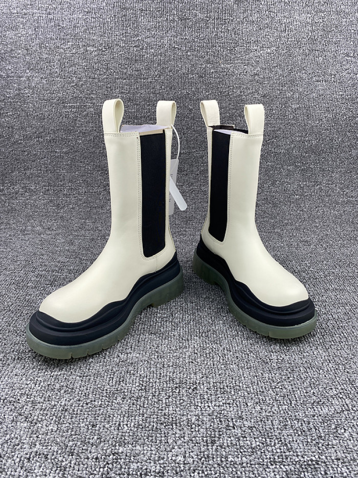 Bottega Veneta Chelsea Tire Leather high Boot