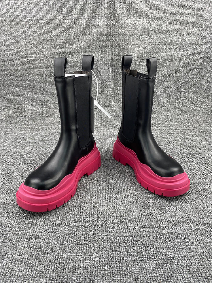 Bottega Veneta Chelsea Tire Leather high Boot