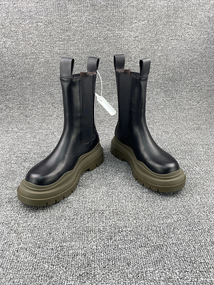 Bottega Veneta Chelsea Tire Leather high Boot