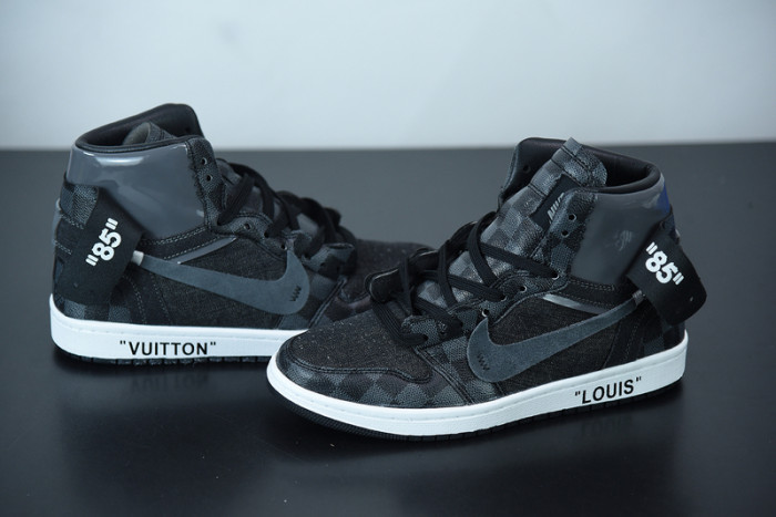 Air Jordan 1 X Off Louis AJ1 OW Black