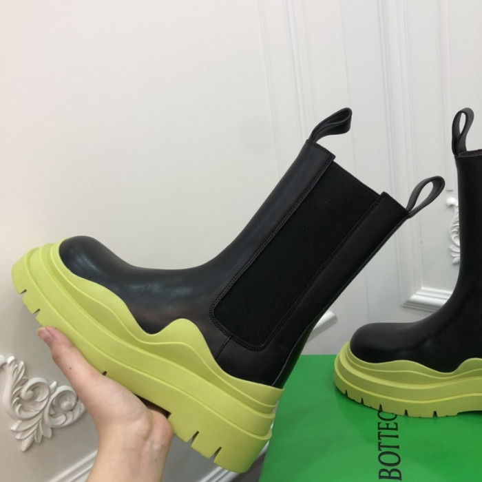 Bottega Veneta Chelsea Tire Leather high Boot