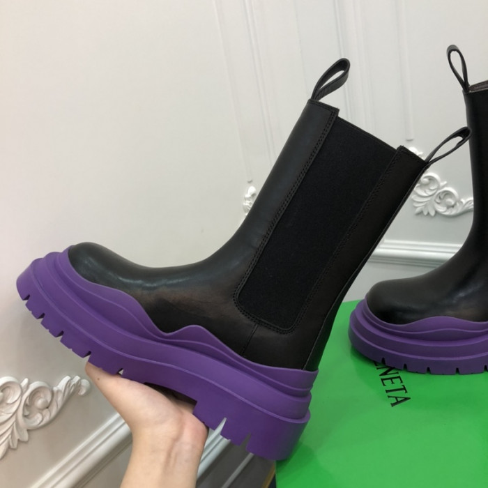 Bottega Veneta Chelsea Tire Leather high Boot