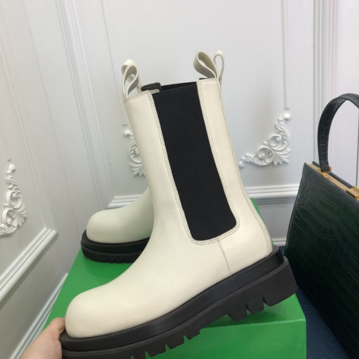 Bottega Veneta Chelsea Tire Leather high Boot