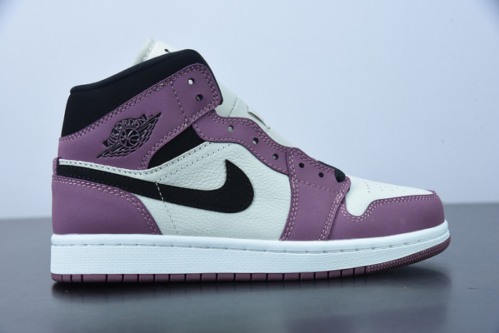 Air Jordan 1 Mid Berry White Black DC7267-500
