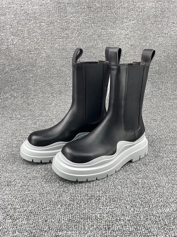 Bottega Veneta Chelsea Tire Leather high Boot