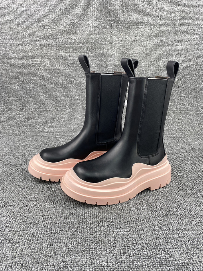 Bottega Veneta Chelsea Tire Leather high Boot