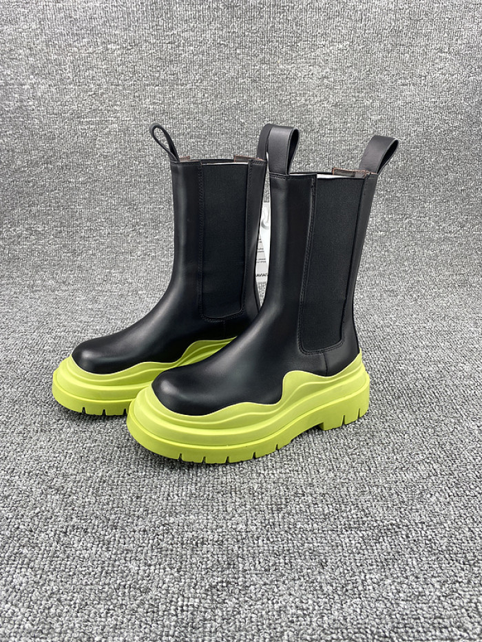 Bottega Veneta Chelsea Tire Leather high Boot