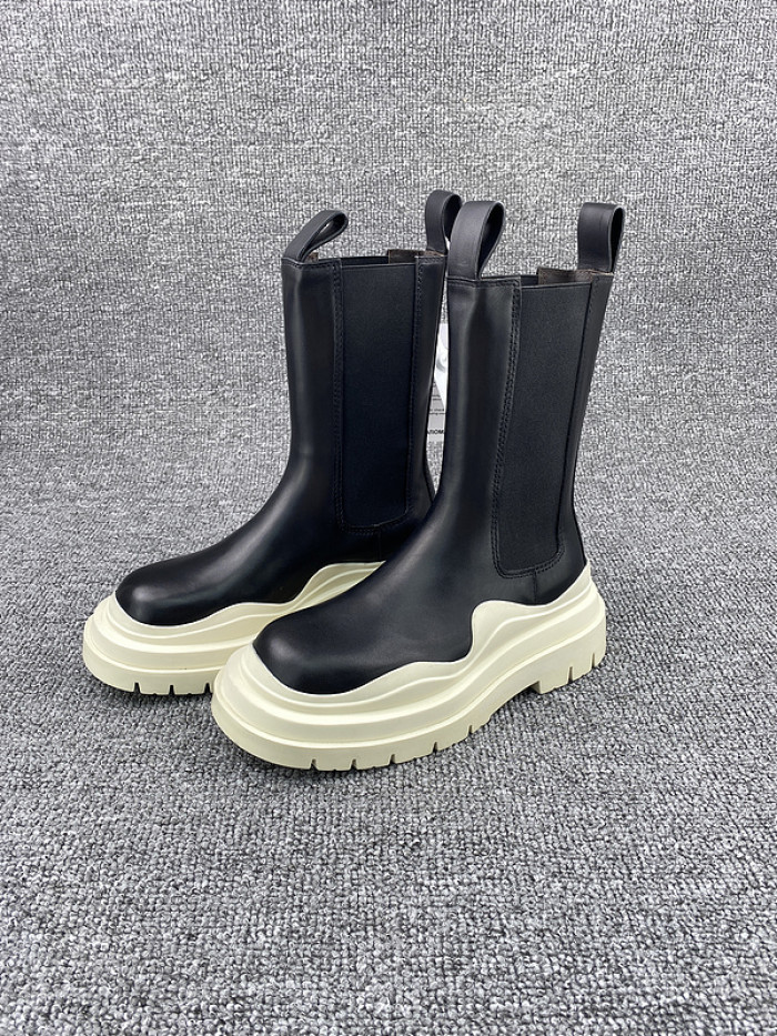 Bottega Veneta Chelsea Tire Leather high Boot