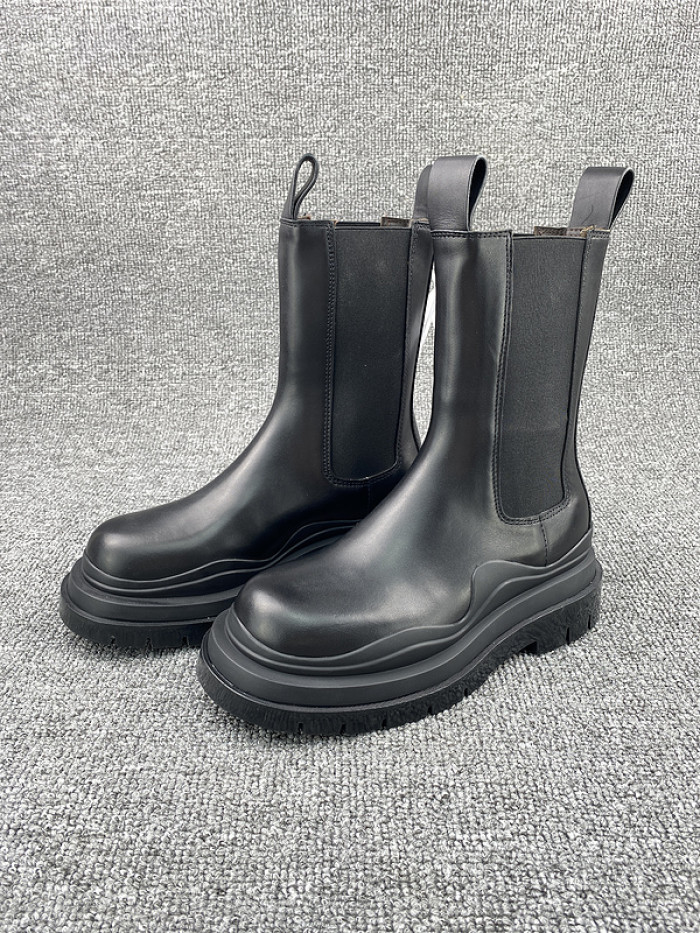 Bottega Veneta Chelsea Tire Leather high Boot