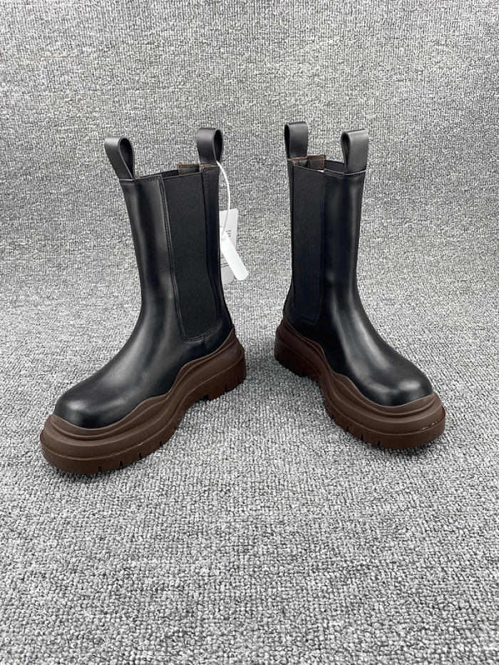 Bottega Veneta Chelsea Tire Leather high Boot