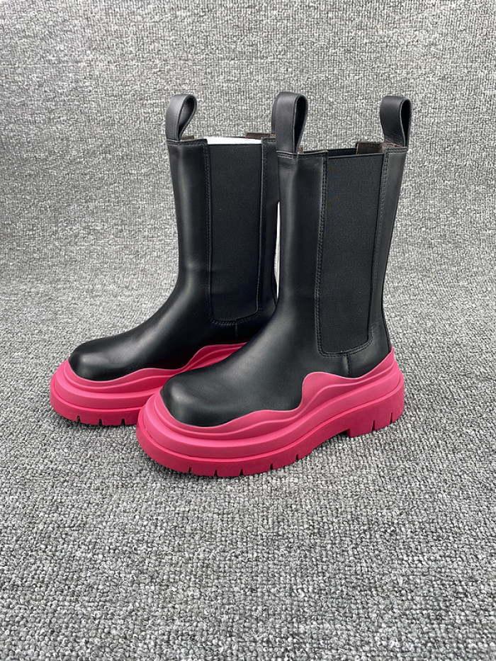 Bottega Veneta Chelsea Tire Leather high Boot