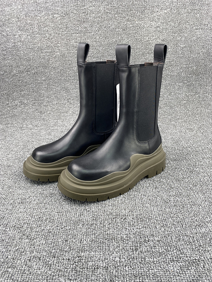 Bottega Veneta Chelsea Tire Leather high Boot