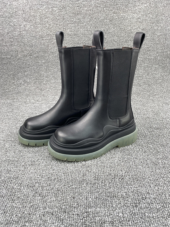 Bottega Veneta Chelsea Tire Leather high Boot