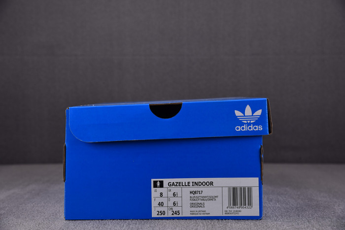 Adidas Gazelle Indoor Blue Fusion Cloud White Women