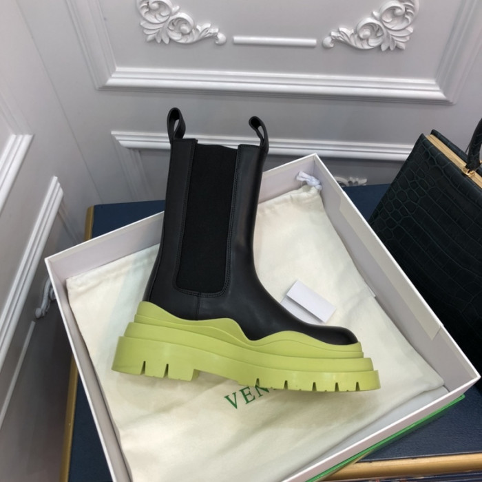 Bottega Veneta Chelsea Tire Leather high Boot