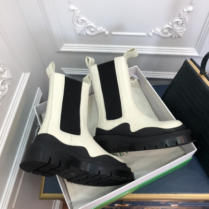 Bottega Veneta Chelsea Tire Leather high Boot