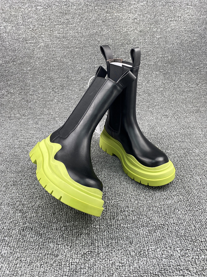 Bottega Veneta Chelsea Tire Leather high Boot