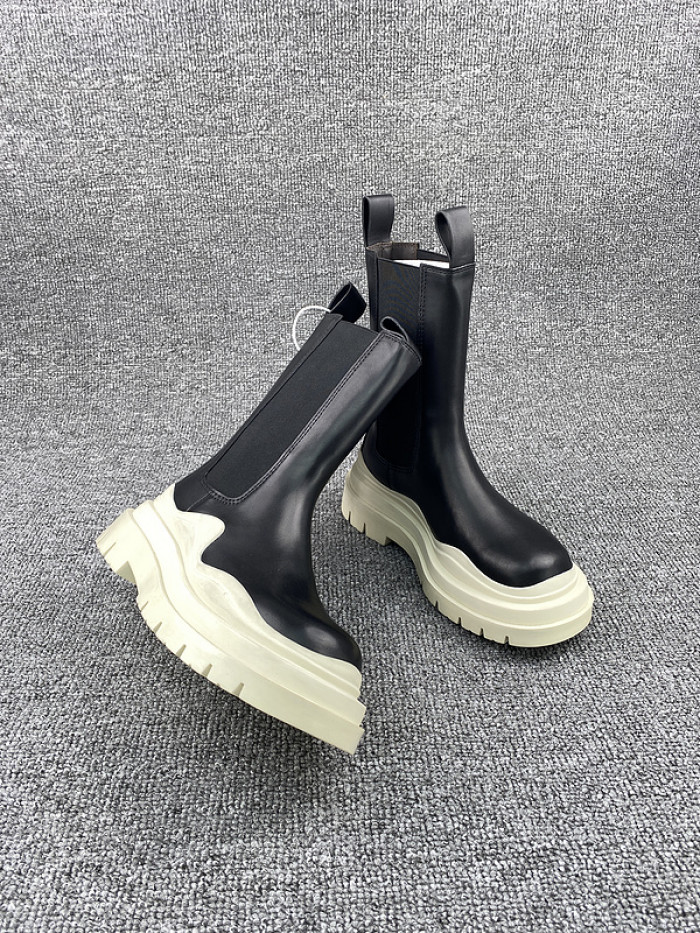 Bottega Veneta Chelsea Tire Leather high Boot