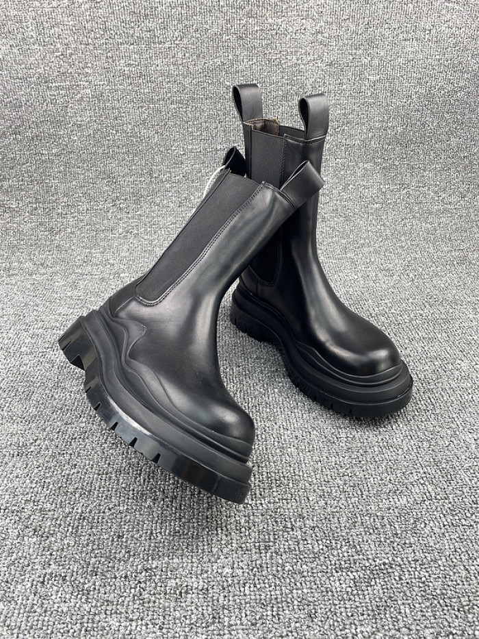 Bottega Veneta Chelsea Tire Leather high Boot