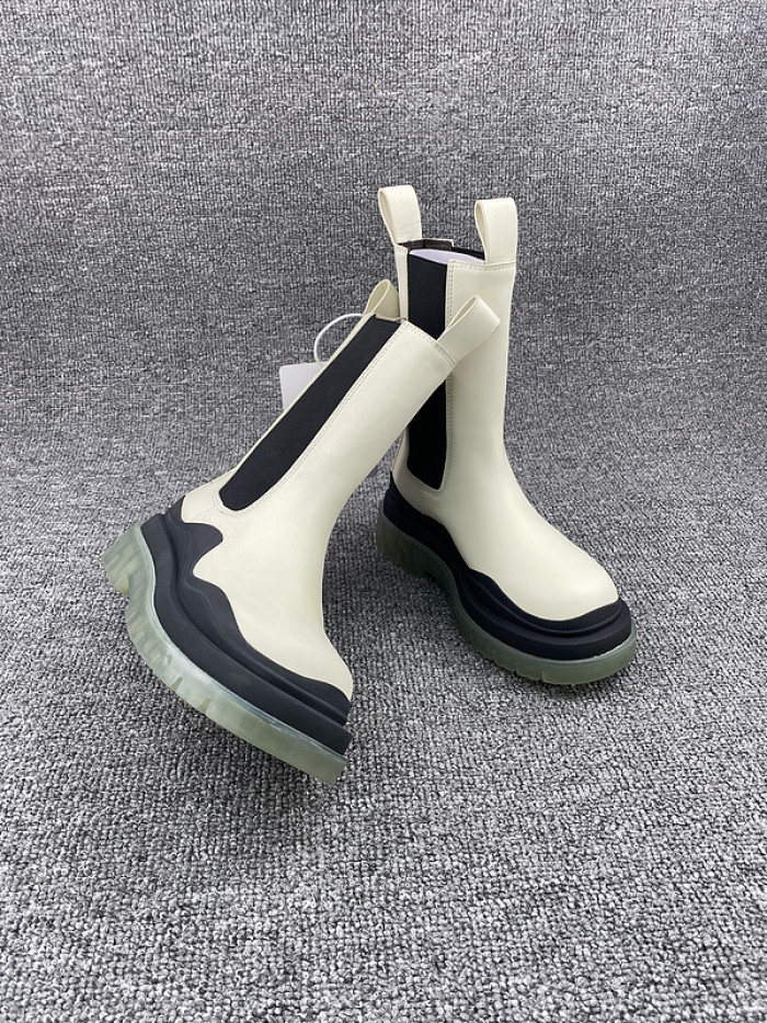 Bottega Veneta Chelsea Tire Leather high Boot