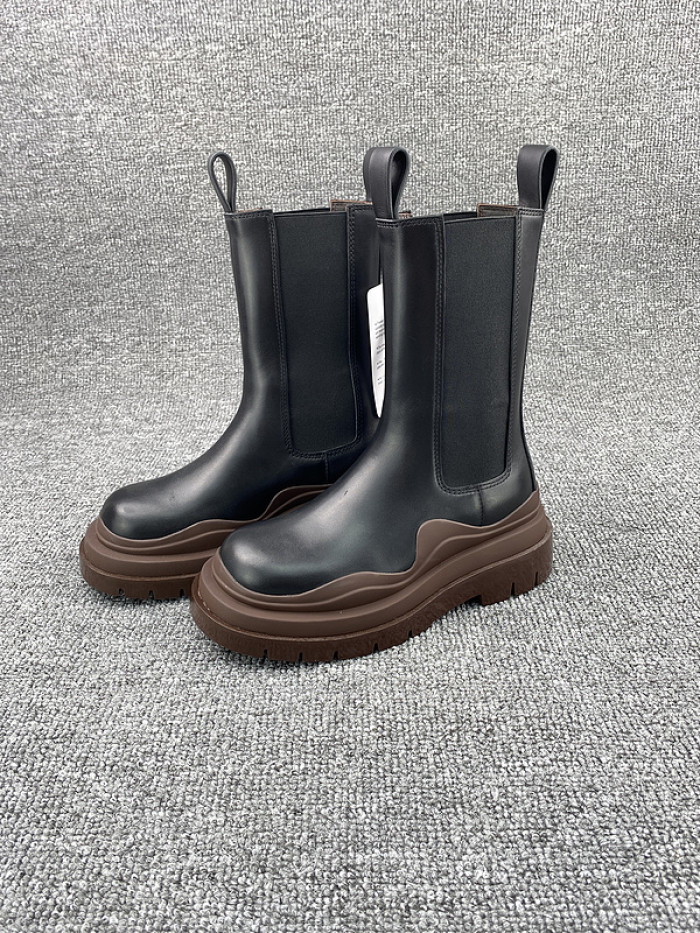 Bottega Veneta Chelsea Tire Leather high Boot