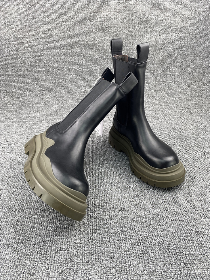 Bottega Veneta Chelsea Tire Leather high Boot