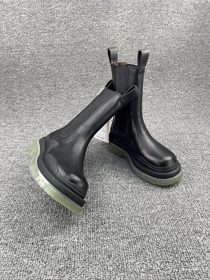 Bottega Veneta Chelsea Tire Leather high Boot