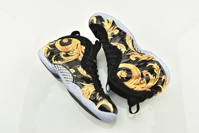 Nike Air Foamposite 1 One Supreme SP Black Metallic Gold 652792-001