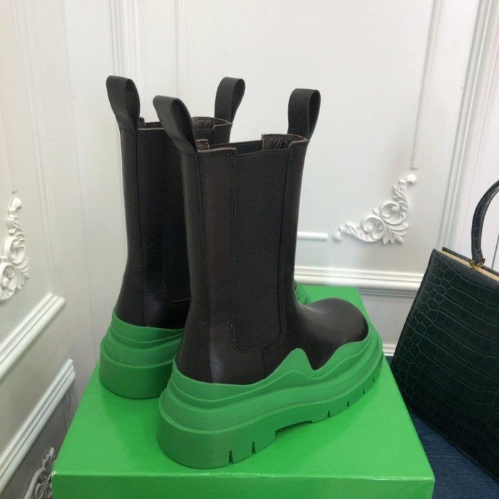 Bottega Veneta Chelsea Tire Leather high Boot