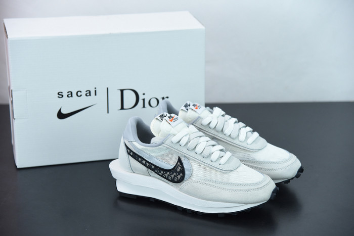Sacai x Dior x Nike LVD Waffle Daybreak White Grey CN8898-002