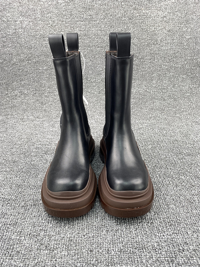 Bottega Veneta Chelsea Tire Leather high Boot