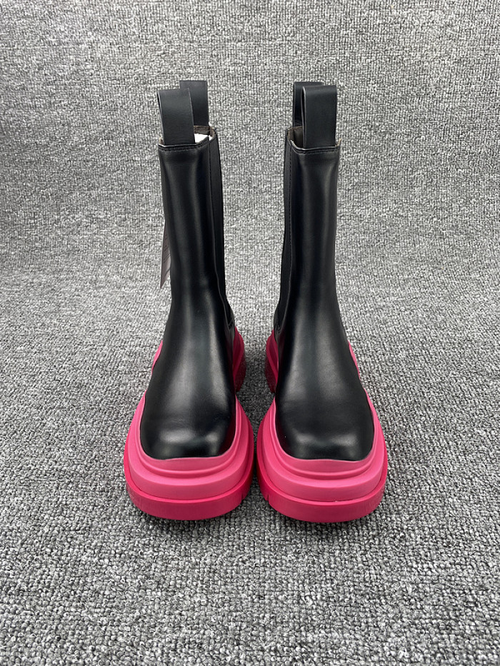 Bottega Veneta Chelsea Tire Leather high Boot
