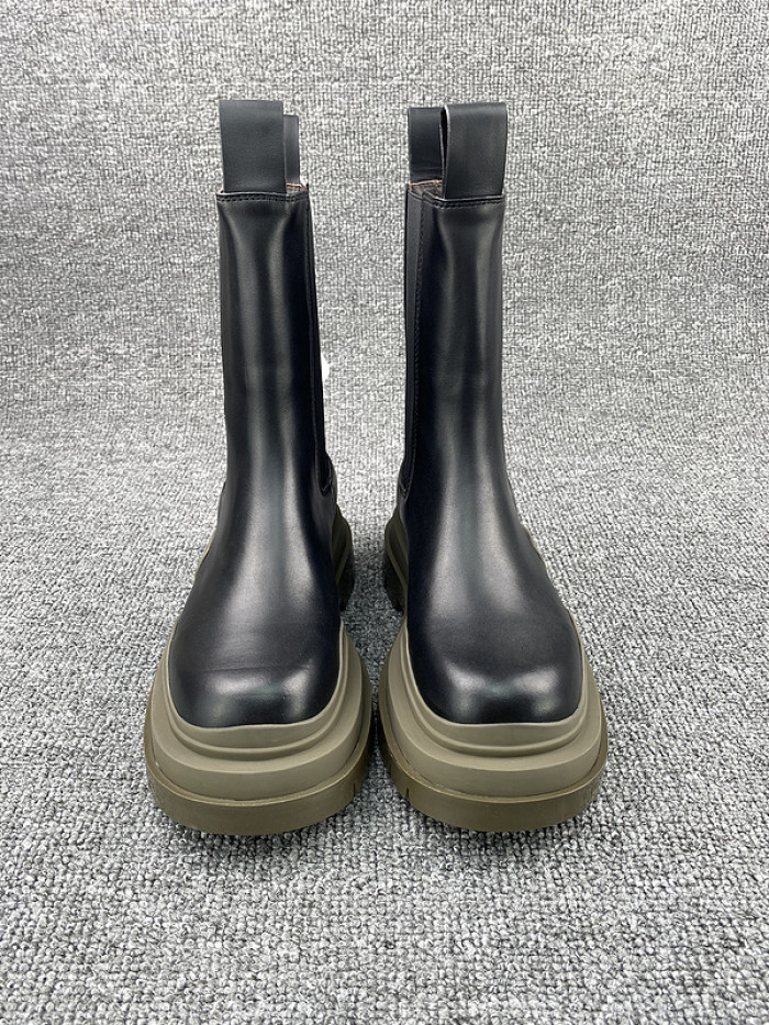 Bottega Veneta Chelsea Tire Leather high Boot