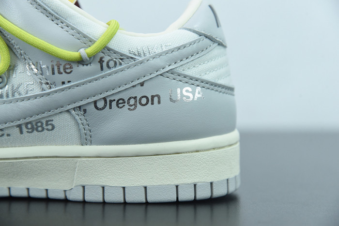 OFW x Nike SB Dunk Low “08 of 50” OW DM1602-106